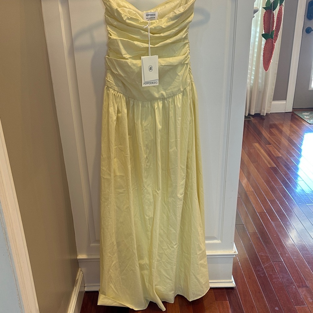 Peppermayo Carmel Maxi dress- Yellow Sold out online